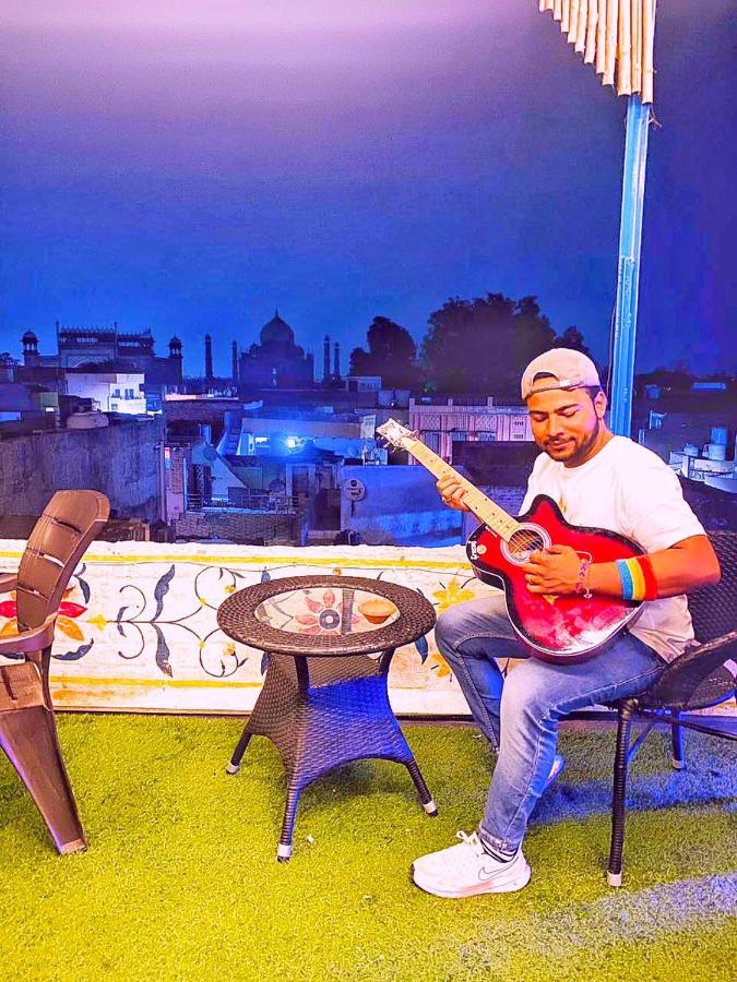 Hotel India Inn Walking Distance From Taj Mahal-- Rooftop Taj Mahal View Agra  Luaran gambar