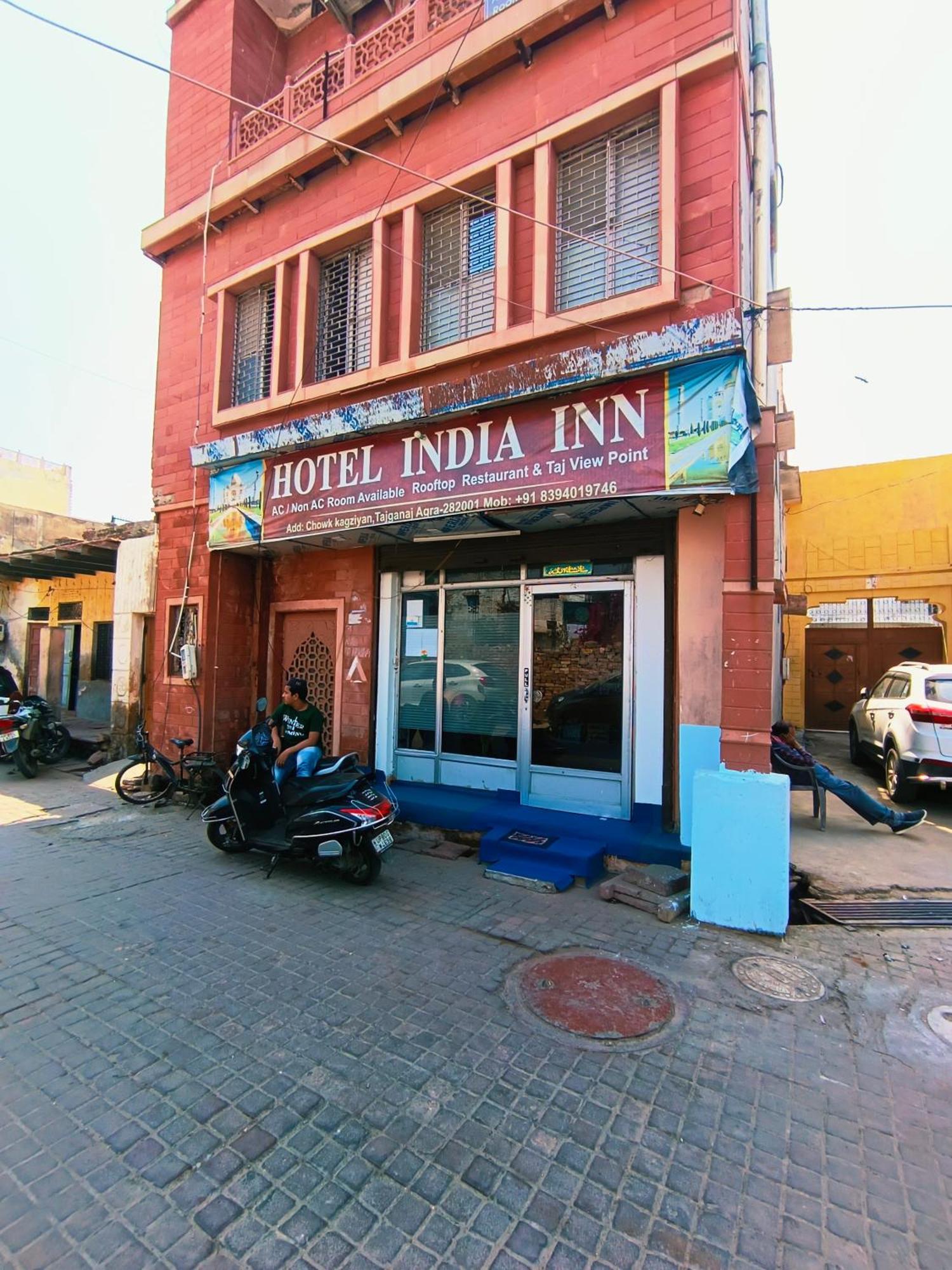 Hotel India Inn Walking Distance From Taj Mahal-- Rooftop Taj Mahal View Agra  Luaran gambar